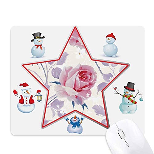 Tapis de souris roses roses, idée cadeau déco pour bureau
