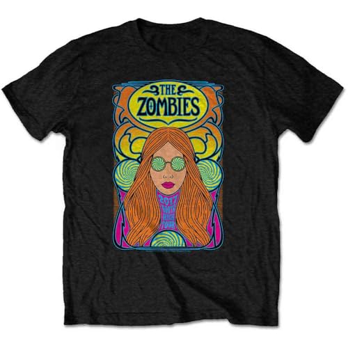 The Zombies T Shirt vêtement musique rock noir taille M haut homme imprimé tour band logo