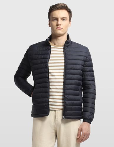 Image of Arrow sport men's solid regular fit packable jacket