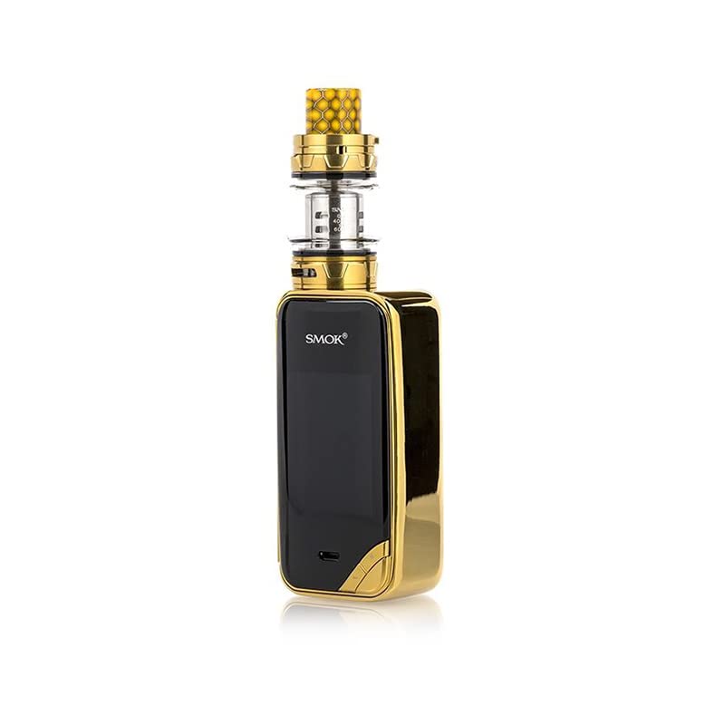 SMOK  X-PRIV Kit Including TFV12 P-Tank E Cigarettes  Vape  Kit Gold (Battery Not Included) No Nicotine