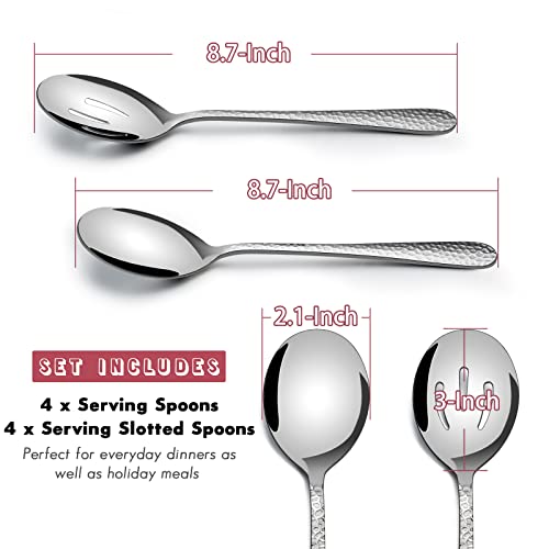 E-Far Hammered Serving Spoons thumb #1