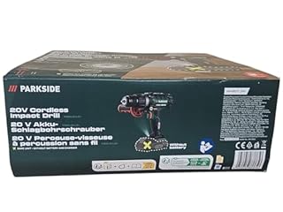 Trapano a percussione a batteria 3-in-1 Parkside PSBSA 20-Li B2 Unità nuda senza batteria o caricabatterie