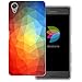 Produktbild dessana Polygon transparente Schutzhülle Handy Case Cover Tasche für Sony Xperia X Geometrische Dreiecke