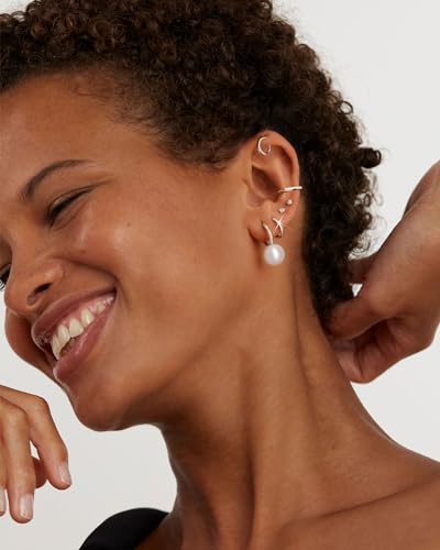 Silver Gold Hoop Earrings for Women Trendy Hypoallergenic Earrings Huggie Cartilage Hoop Earrings Piercing Jewelry for Women2