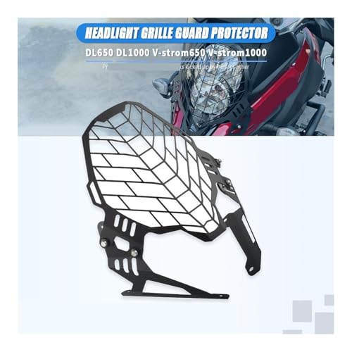 Grille de protection phare moto pour partir à l'aventure en V-STROM DL