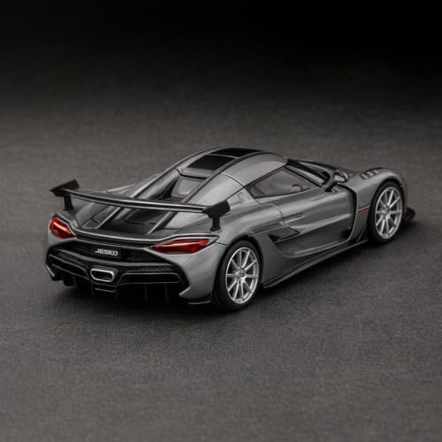 Image of Koenigsegg Jesko 1:36 Scale Die-Cast Metal Car Model - Openable Doors Pull-Back Alloy Swedish Hypercar Collectible Toy Car