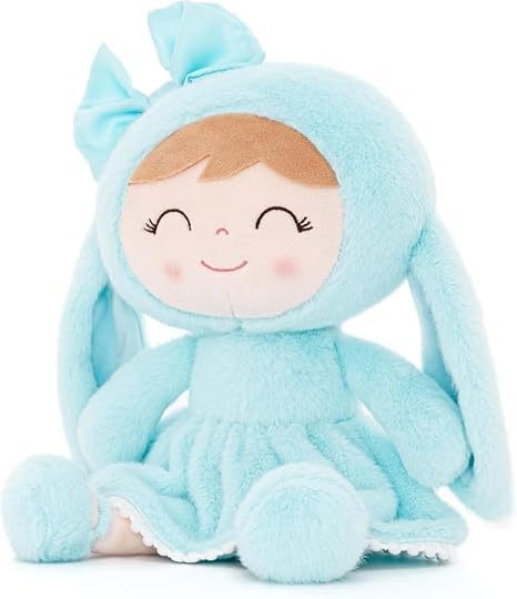 Image of RVA Cute Bunny Baby Doll Plush Toys Lovable and Huggable Gift for Birthdays & Occasions for Children, Kids, Baby Girl Cuddly Soft Plushies Adorable Stuffed Animals Plush Companions (Size 65 cm) (Blue)