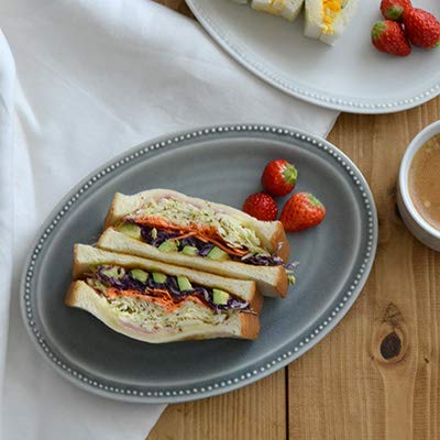 テーブルウェアイースト ドットオーバルプレート