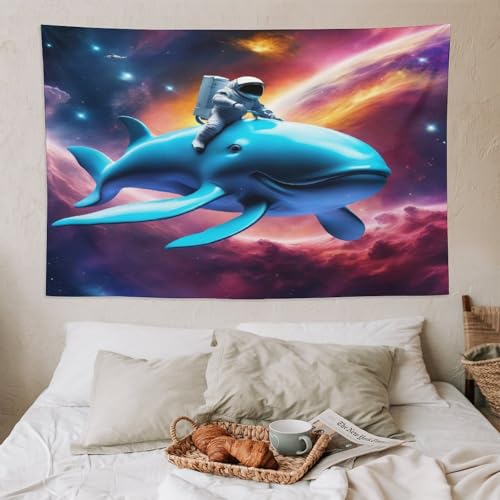 Tenture murale astronaute 150x230 cm : transformez une chambre triste en cosmos - 6