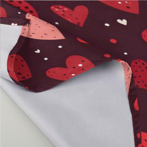 Servilletas de tela Red Love Holiday set x6 50.5x50.5 cm miniatura 3
