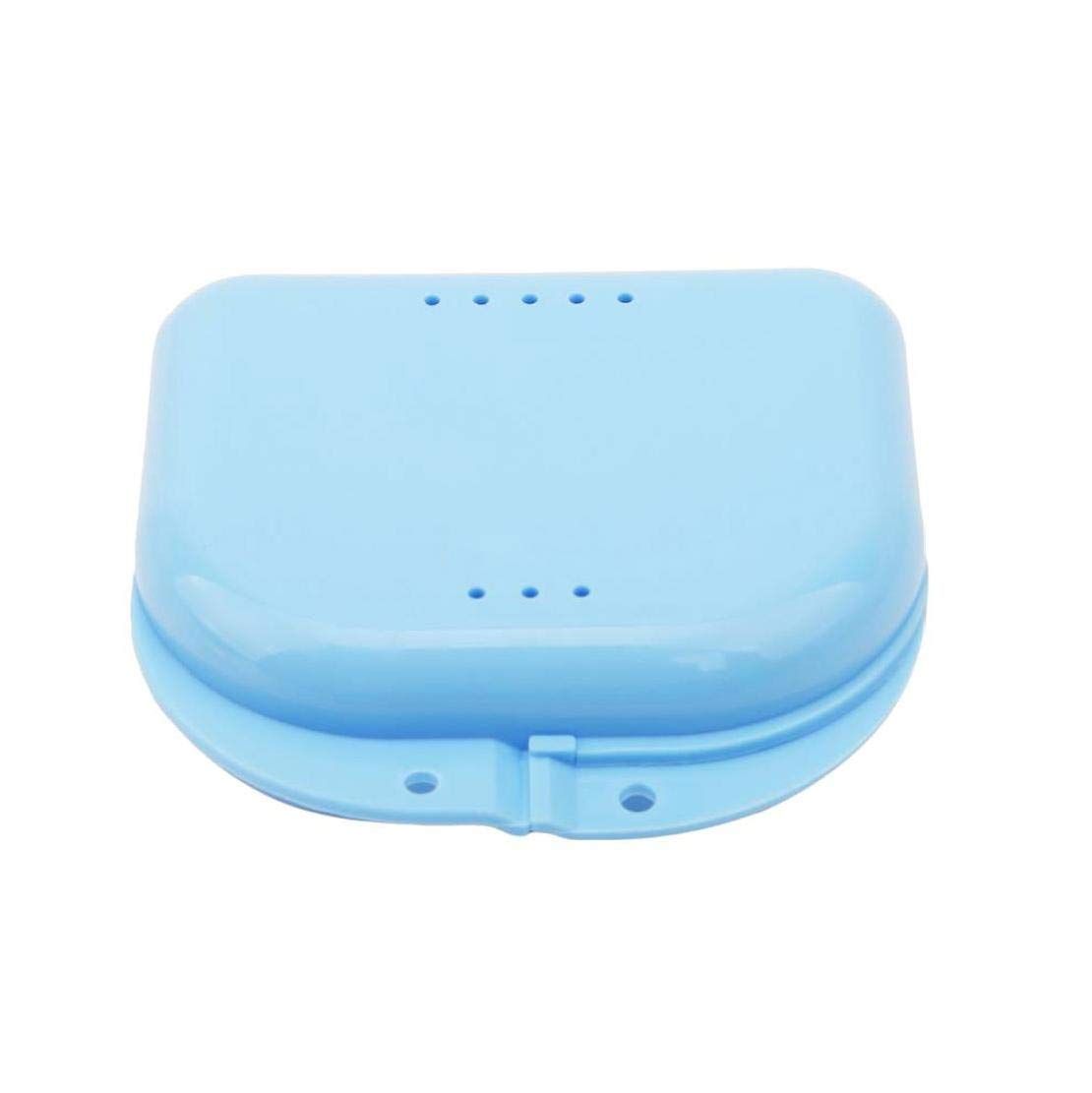 FEDSJUIHYG Mouth Guard Case Plastic Denture Box Orthodontic Denture Teeth Retainers Case for Denture, Mouth Guard, Brace, Teeth Mouth Tray
