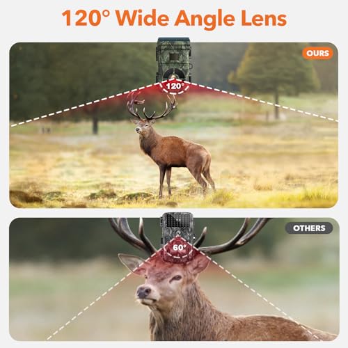 Voopeak TC15 SOLAR POWERED TRAIL CAMERA Solar Trail Camera 4K 48Mp, Forever Power, Game Wildlife Hunting Waterproof Outside Cameras thumb #5