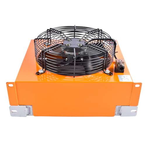 Image of Industrial Hydraulic Oil Cooler Flow Fan Radiator 90W 100L /min AC110V /60HZ | AH1012T-CA