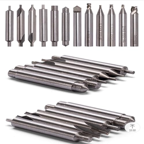 Image of Partslety Milling Drill Bit Set, High Hardness Sleeve Vertical Spare Parts Tool, Milling Drill Bit Set Tools Vertical Spare Parts 17 Piece Set