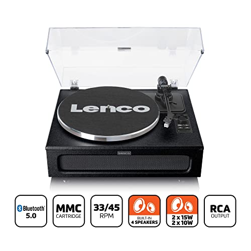 Lenco LS-430BK Noir - Les Beatles, Paul McCartney, John Lennon, RIngo Starr, George Harrison Lenco LS-430BK Noir – Image 3
