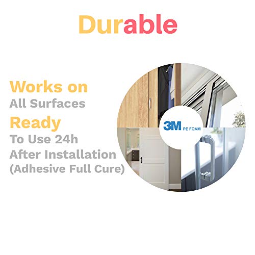 image for Sliding Door Lock for Child Safety (4-Pack) - Inaya - Child Proof Lock