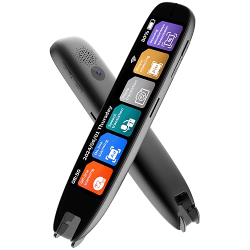 Stylo de Traduction S65 Pro, 142 Langues, Lecteur de Texte à Parole avec écran Tactile de 3,7