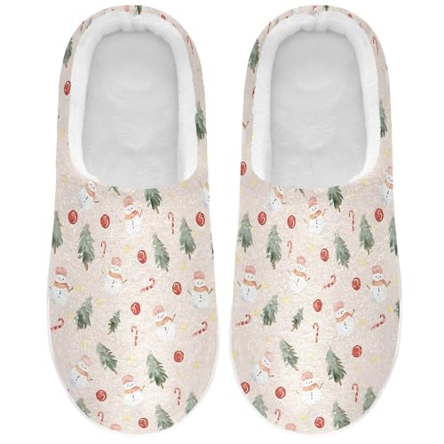 Fuzzy Memory Foam Slippers for Women/Men (name) Fluffy Winter House Shoes Indoor and Outdoor2