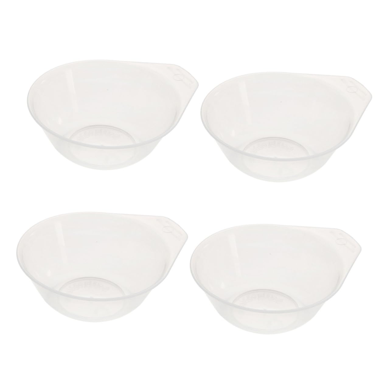 Alipis Set of 4 Little Bowls Portable Soup Bowls Mini Tableware Outdoor Reusable Plastic Ideal for Salads Noodles Grains Fruits Versatile for Parties Camping