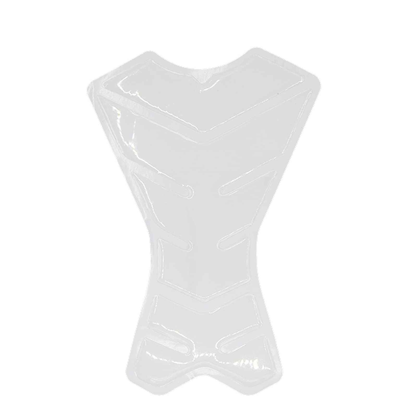 Pad de réservoir moto autocollant de protection universel noir anti-rayures pour motard