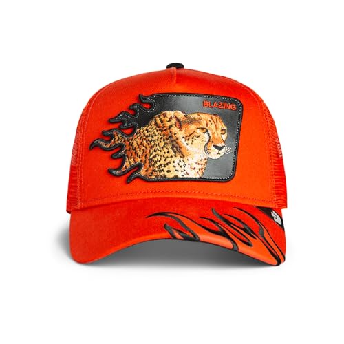 Gorra de camionero Goorin Flames para tus rutas de verano y festivales de música al aire libre