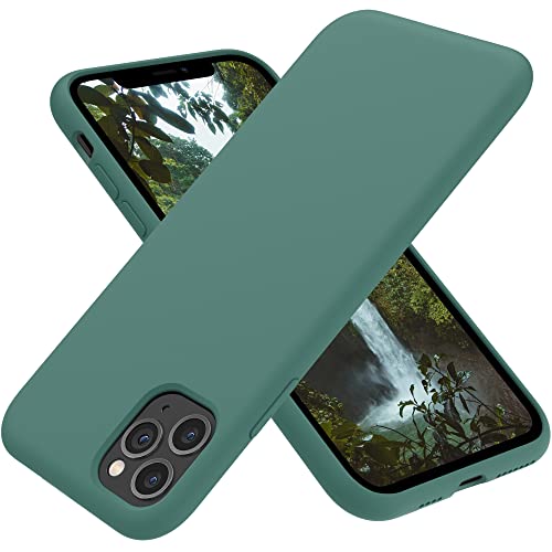 OTOFLY for iPhone 11 Pro Max Cases 11 Pro Max Phone Case [Military Grade Drop Protection] [Anti-Scratch Microfiber Lining] Shockproof Protective Slim Thin Cover 6.5 inch Pine Green