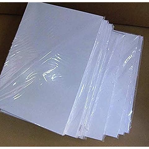 Cubic Coating 20 Blatt Laserdrucker Wasserschiebefolie Klar DIN A4 (210 x 297mm) Transparent Printable Decal Papier Wasser Transfer Folie Cover