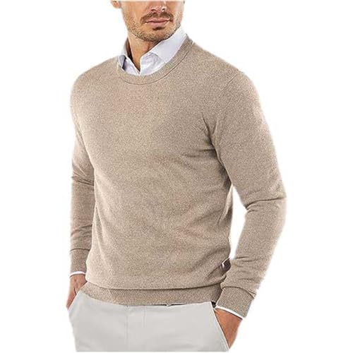 Chaqueta de punto de manga larga para hombre ideal para oficina y cenas de otoño