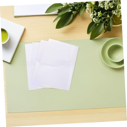 Vinyle auto-adhésif résistant OSALADI : feuilles holographiques laminées étanches effet irisé - 5