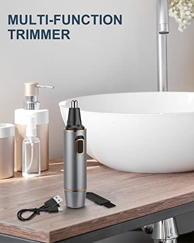 Numifun Ear And Nose Hair Trimmer For Men And Women-2023 Professional Painless Rechargeable Nose Trimmer Eyebrow Facial Hair Trimmer, Powerful Motor, Ipx7 Waterproof, Dual Edge Blades #TOP4
