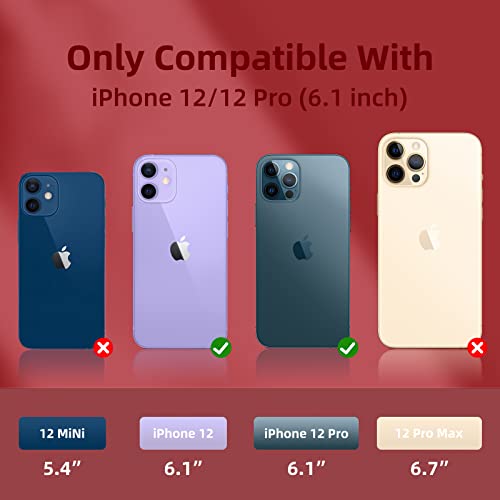 Coque iPhone 12 silicone liquide antichoc évite les rayures et chutes rouge - 2