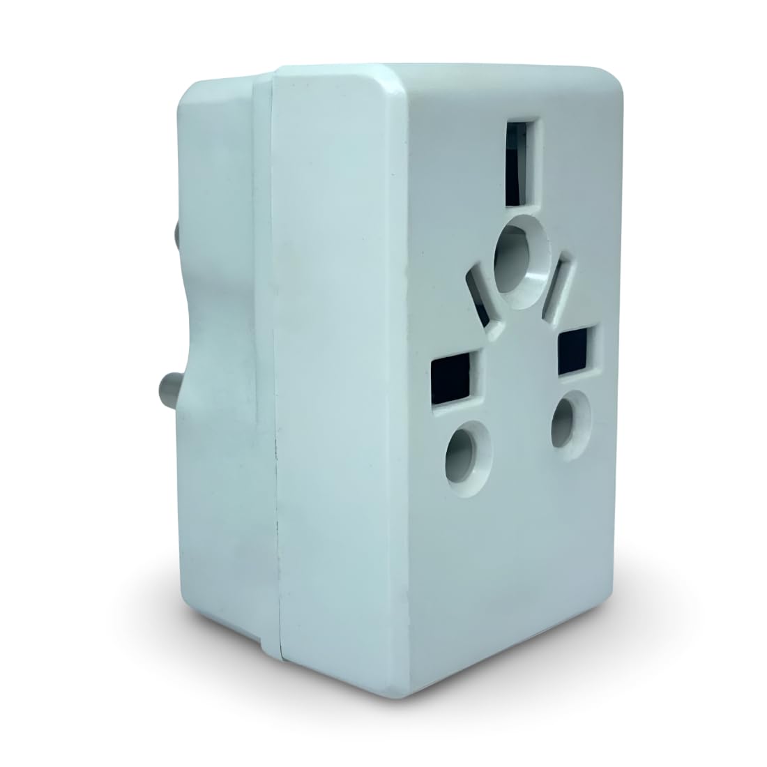 Upix 3 in 1 Worldwide Universal Multi Plug Socket, Travel Adapter Plug with Surge Protector (Fuse), World to India Travel Adapter Plug, World (USA, UK, Canada, and More) to India Adapter Plug