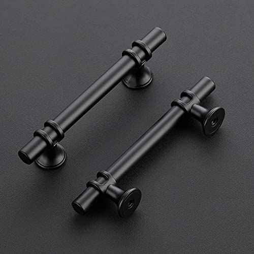 Black Cabinet Handles Black Cabinet Pulls 15 Pack 3-3/4 Inch Hole Center by Home Expert - Used condition - Image 2
