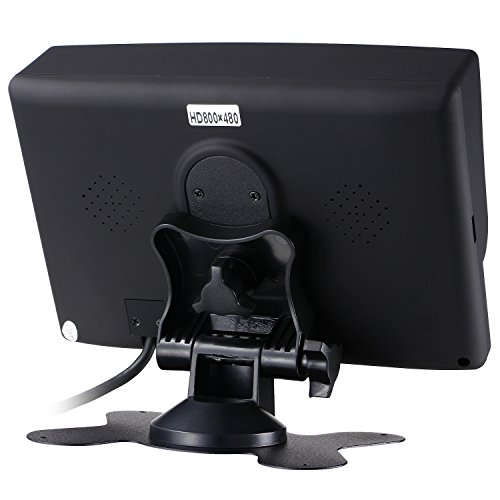 Truck Backup Camera Monitor kit,Heavyduty Vehicle Waterproof Night Vision Wide Angle Rearview Cab Cam+7 inch Screen+66ft Extension Cable for Bus/Van/Fifth Wheel/Trailer/RV/Camper/Pickup/(12V-24V)