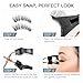 Magnetic Eyelashes with Applicator, 4-Pairs Natural Look Reusable False Lashes for Effortless Wearing, No Glue Needed & Comfortable All-Day Wear