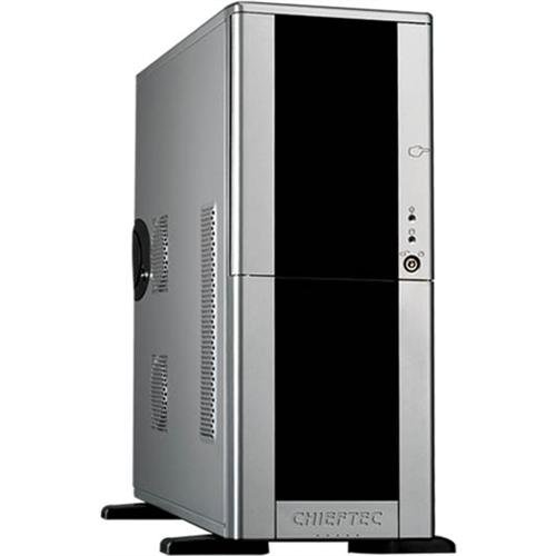 Gabinete Chieftec Mesh MidiTower LCX-01SLSLB Negro/Plata, 400 W, Micro-ATX, Mid Tower, Acero miniatura 1