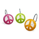 Allure Home Creations Peace Out Resin Shower Curtain Hooks