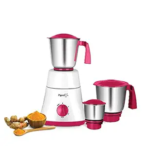 Pigeon by Stovekraft Classic Pro 550 Watts Mixer Grinder with 3 Stainless Steel Jars for Dry Grinding, Wet Grinding and Making Chutney