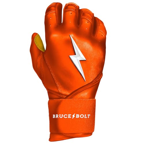 Guantes de bateo con puño largo y ajuste seguro para béisbol 7