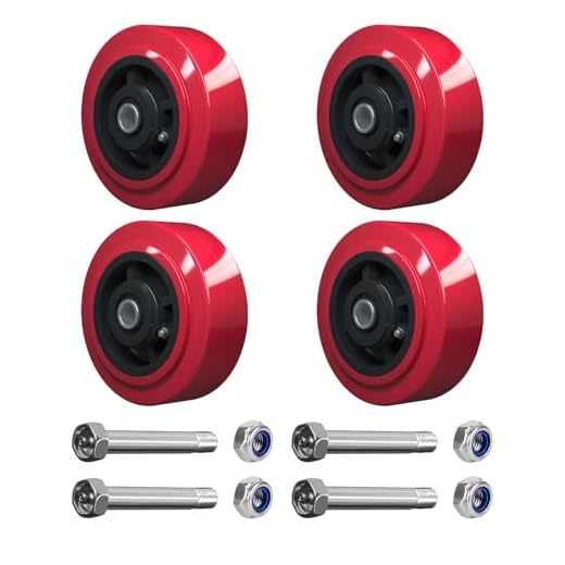 Heavy Duty Polyurethane Replacement Wheels Set
