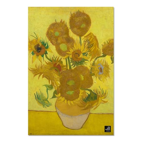 Grupo Erik - Poster Van Gogh Les Tournesols - 61x91,5cm - Deco Maison, Decoration Murale, Affiche Décorative