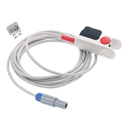 Goldway SpO2 Sensor Probe 5 Pins 3M Cable 5P 3 Meters Wire for Monitor Goldway UT3000 4000B UT4000A PACE TECH G10 etc. Oximax Machine