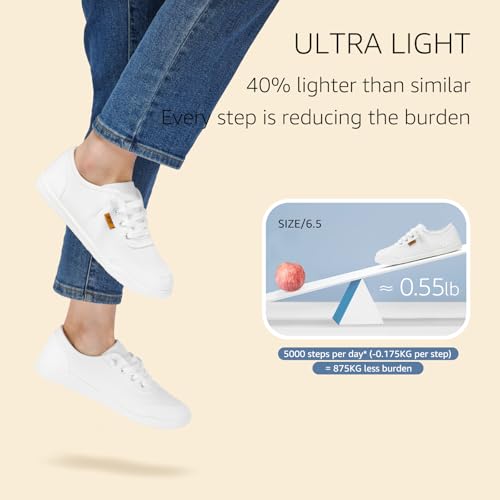 STQ Women Slip On Shoeswith Orthopedic Insole Low Top Classic Fashion Canvas Sneakers | Plantar Fasciitis Shoes4