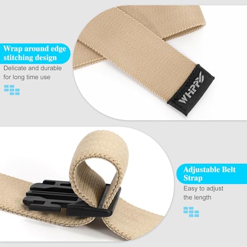 Image of WHIPPY Mens Elastic Stretch Belt Unisex Adventure Web Belt for Women Men with Non-Metal Buckle Adjustable Belts
