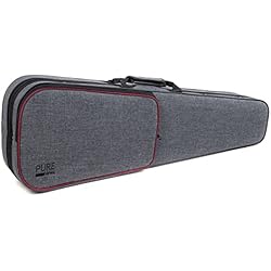Alsa Maletas Permitidas Estuche para violín GEWA pure gris 3/4, con correas de mochila, funda protectora, cojinete de suspensión