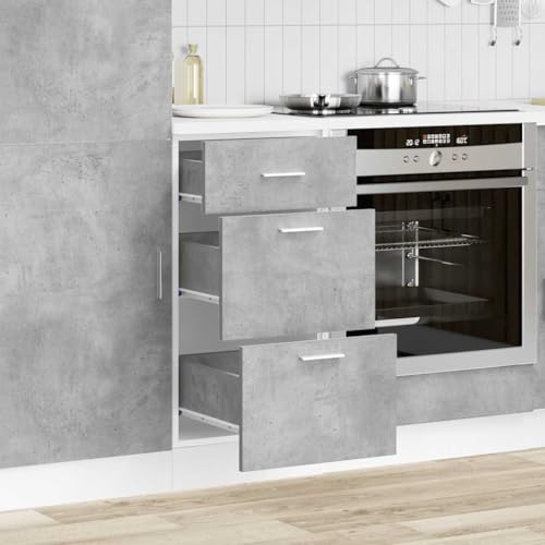 Mimdixy Armario bajo para cocina, armario de horno, 40 x 46 x 81,5 cm, material de madera, para salón, estudio, cocina, se puede montar rápidamente