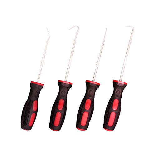 UNITEDLUX 4-Piece Precision Pick & Hook Set, Car Auto Oil Seal O-Ring Seal Gasket Pick Mini Precision Hooks Professional Puller Remover Mechanic Tool - Image 6