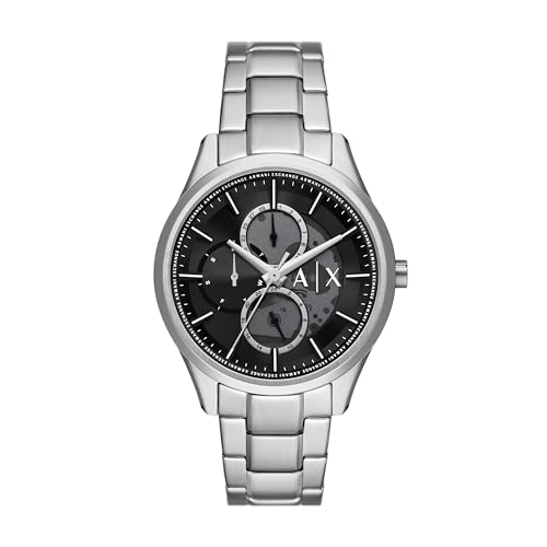 Image of A|X Armani Exchange Men's Multifunction Analog Watch, Necklace Gift Set Stainless Steel Watches for Men