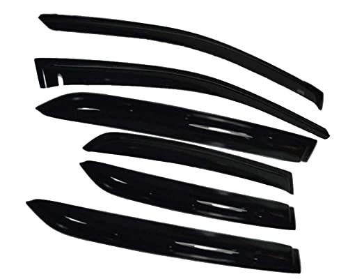 Image of Premium Non-Breakable Car Window Door Visor /Rain Guard /Wind Deflector Compatible for (Toyota Innova Old Model)