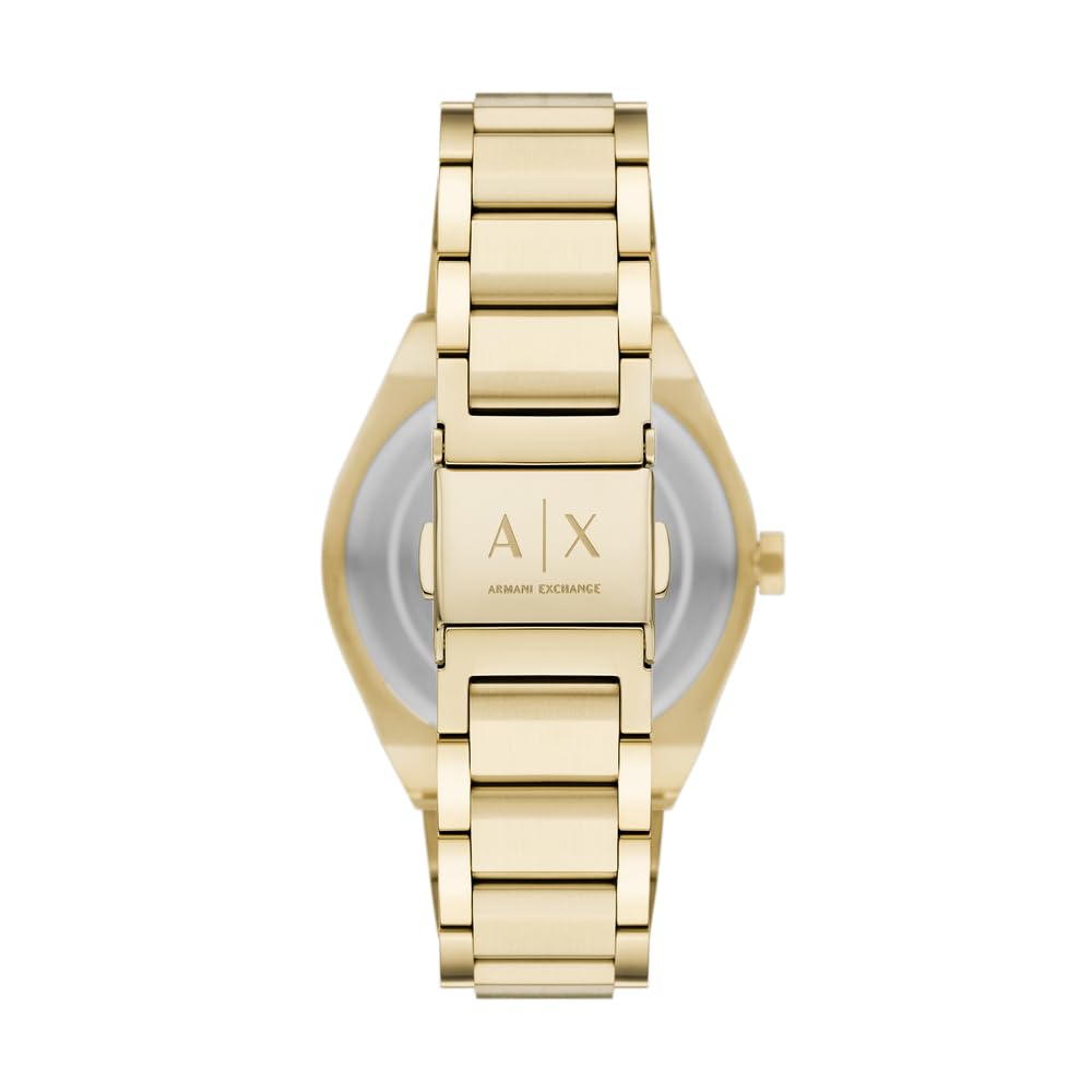 Armani Exchange Damen 36MM Goldfarbene Edelstahl Uhr, AX6031